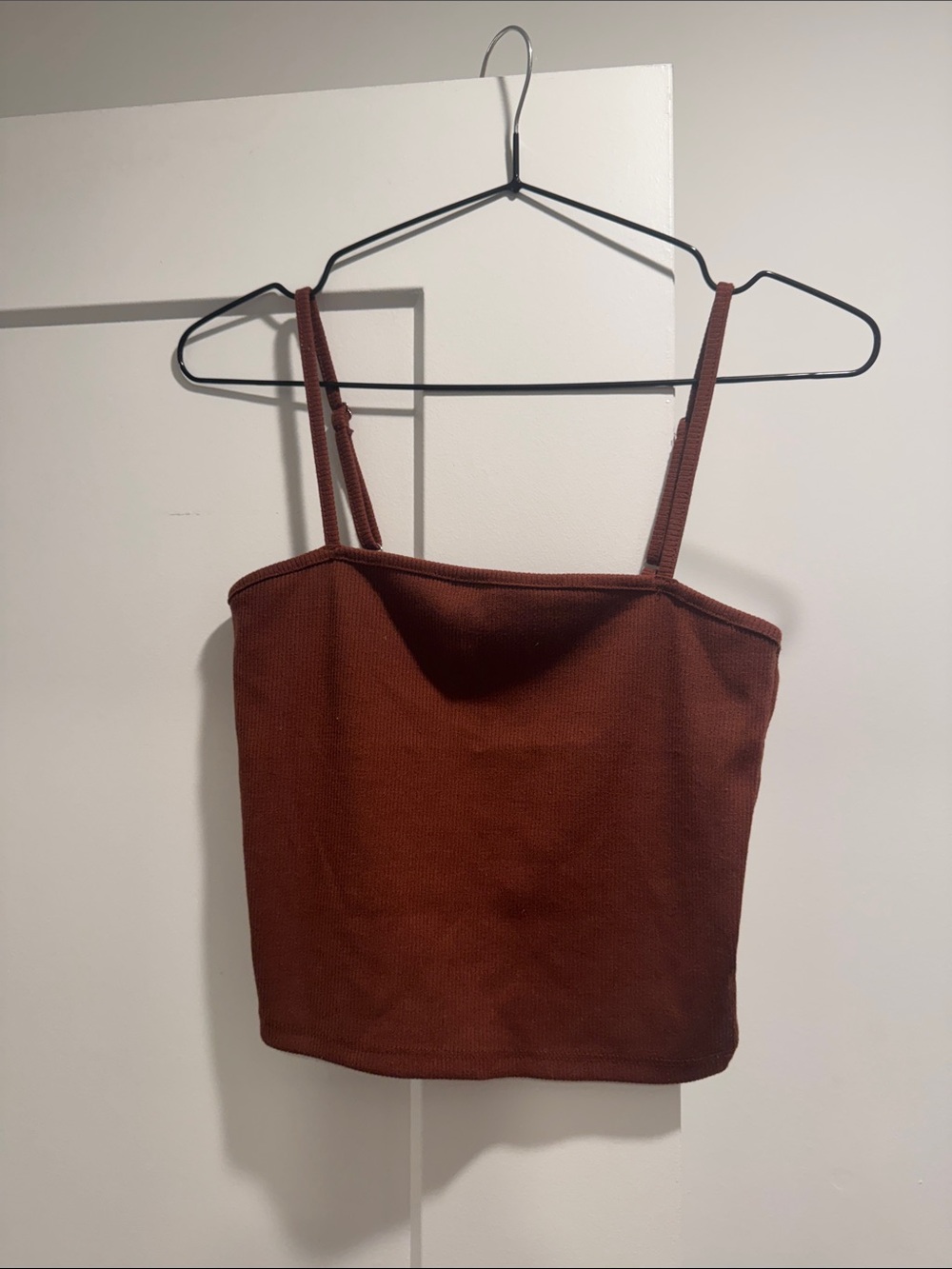Forever 21 Rust Brown Cropped Tank Camisole